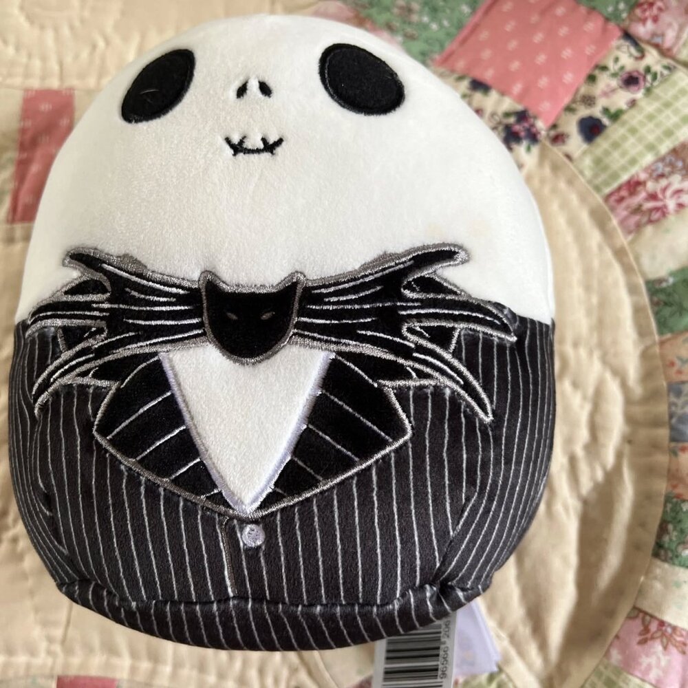 Squishmallows Jack Skellington The Nightmare Before Christmas 8" Plush Stuffy